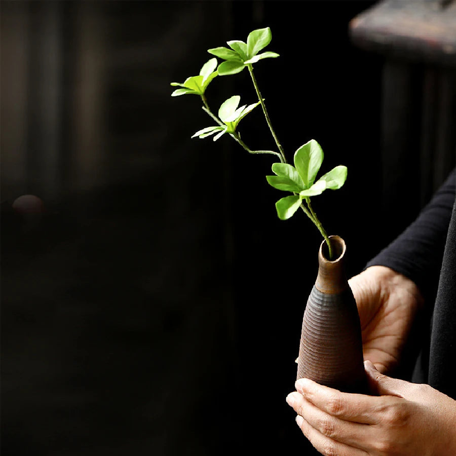 Mini Rustic Pottery Bud Vase