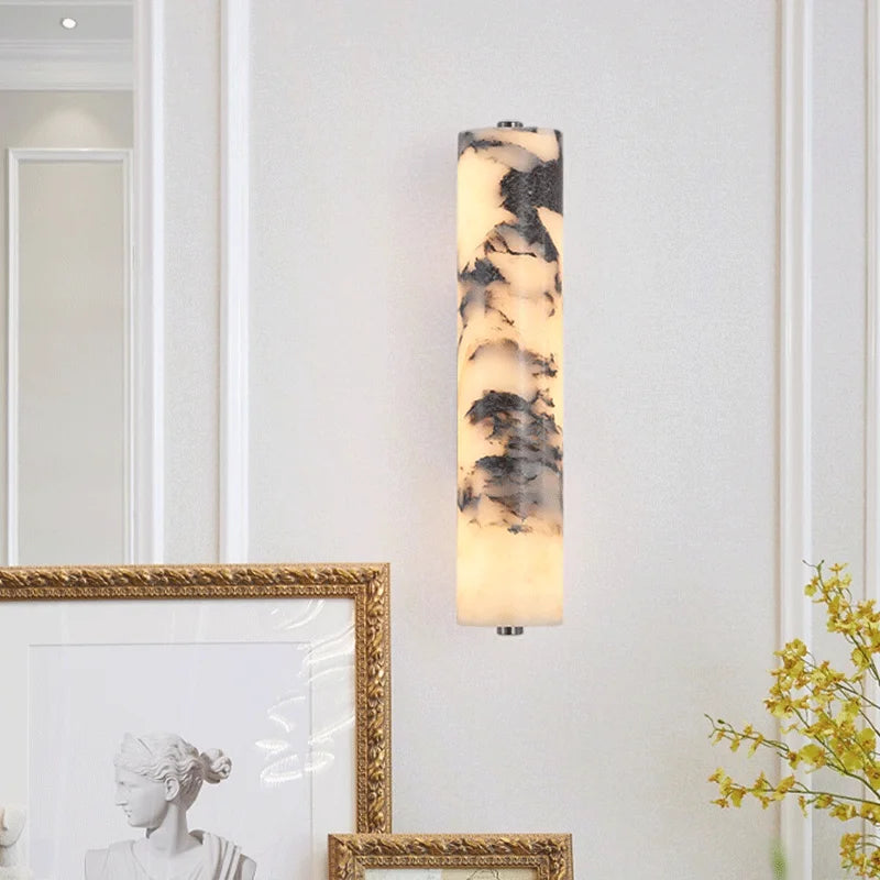 Black Marble Italian Wall Sconce