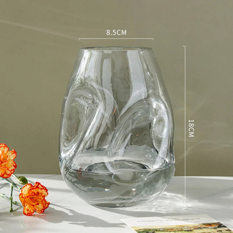 Stained Glass Sculptural Vase
