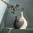 Heart-Shaped Ceramic Bud Vase