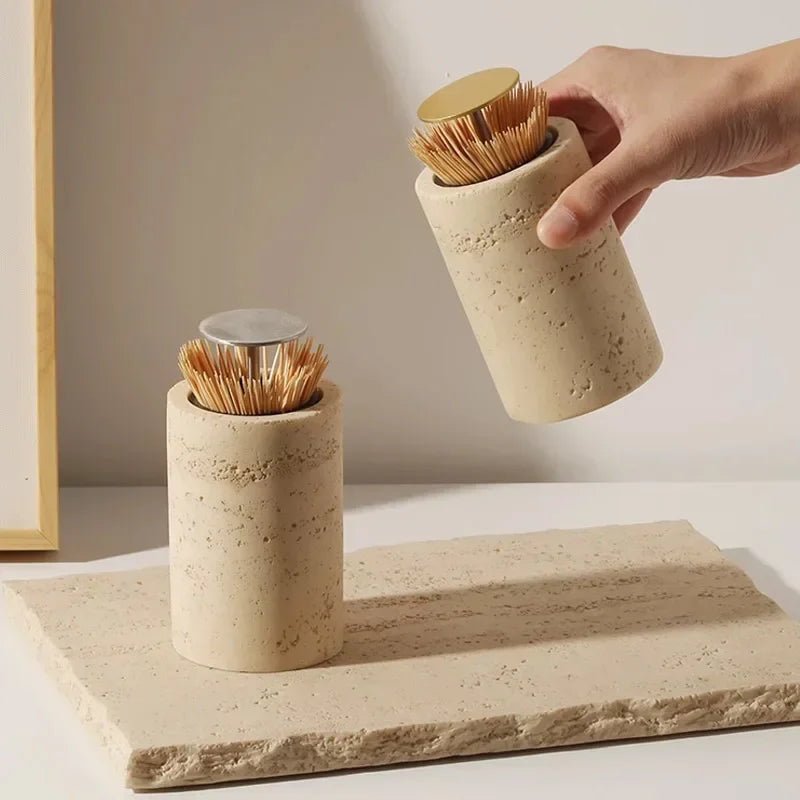 Wabi-Sabi Pop-Up Toothpick Holder