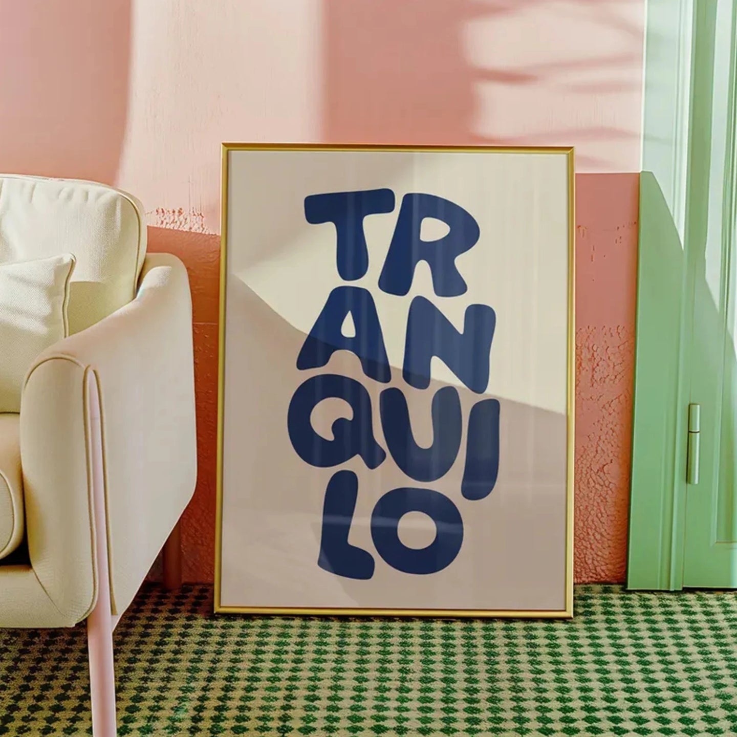 Retro Boho Typography Art Print