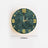 Travertine Clock Wall Sconce
