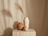 Handmade wabi-sabi ceramic vases on travertine plinth